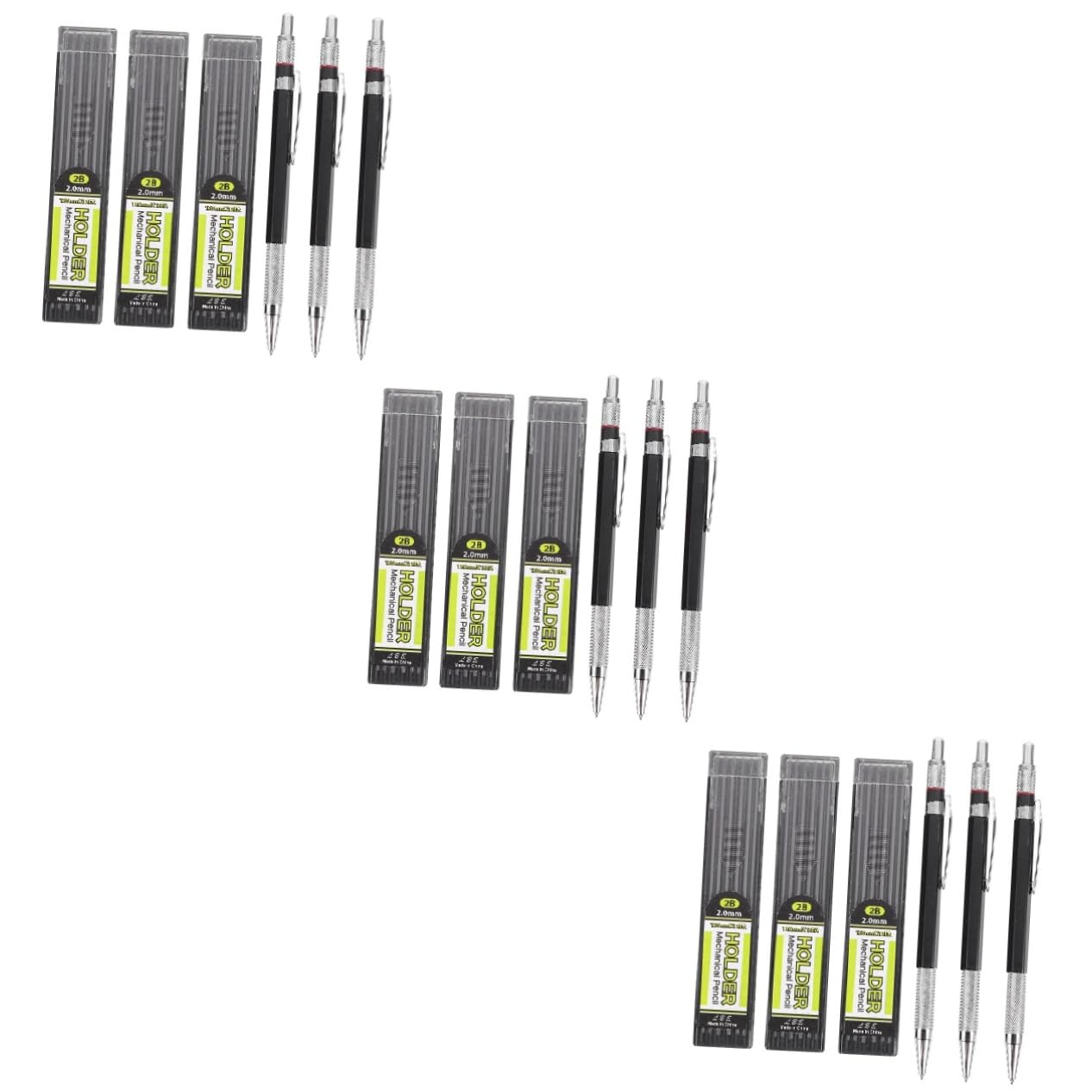 NUOBESTY 9 Set Di Matite Automatiche Con Punta Fine Esteticamente Gradevoli Set Di Matite Meccaniche - Materiale Durevole