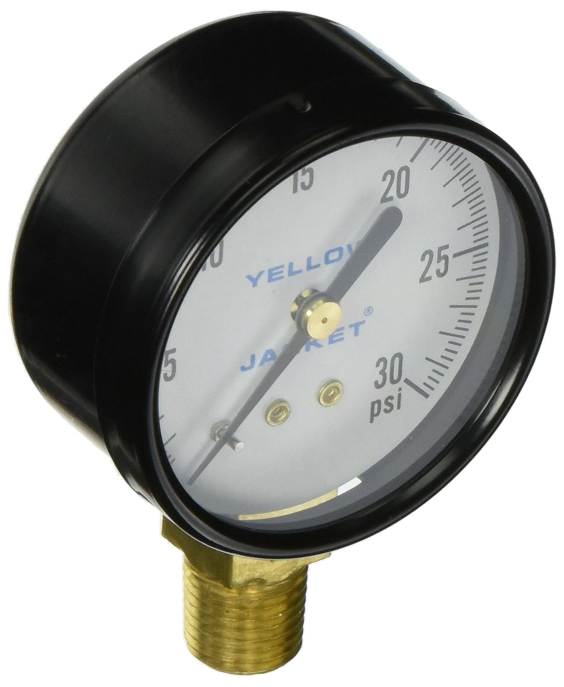 Yellow Jacket 78078 Gauge 1/4" NPT Male 015 lb Industrial Pressure