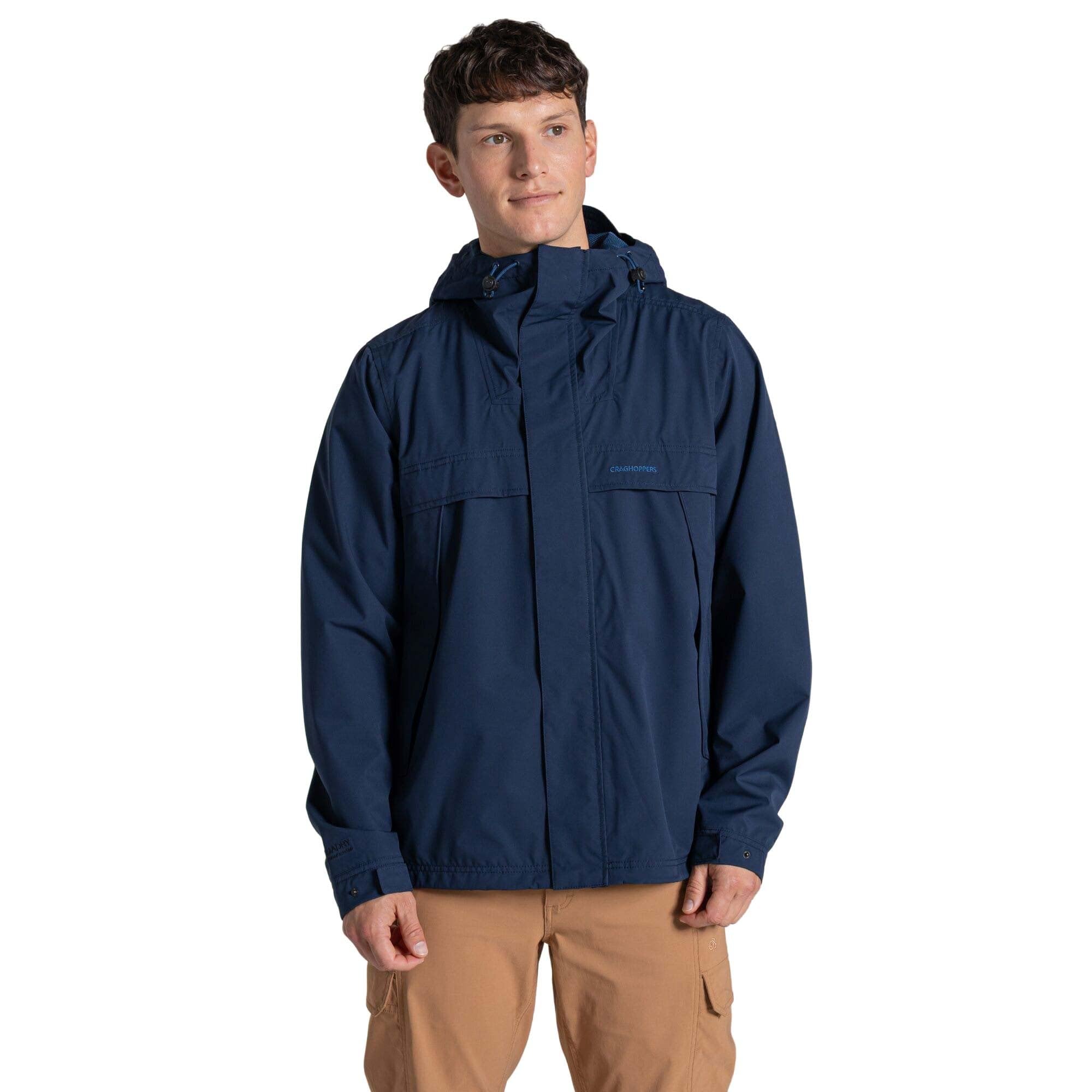 Craghoppers Men's Blue Keskadale Waterproof Aquadry Jacket in Size 2XL, Sports Direct