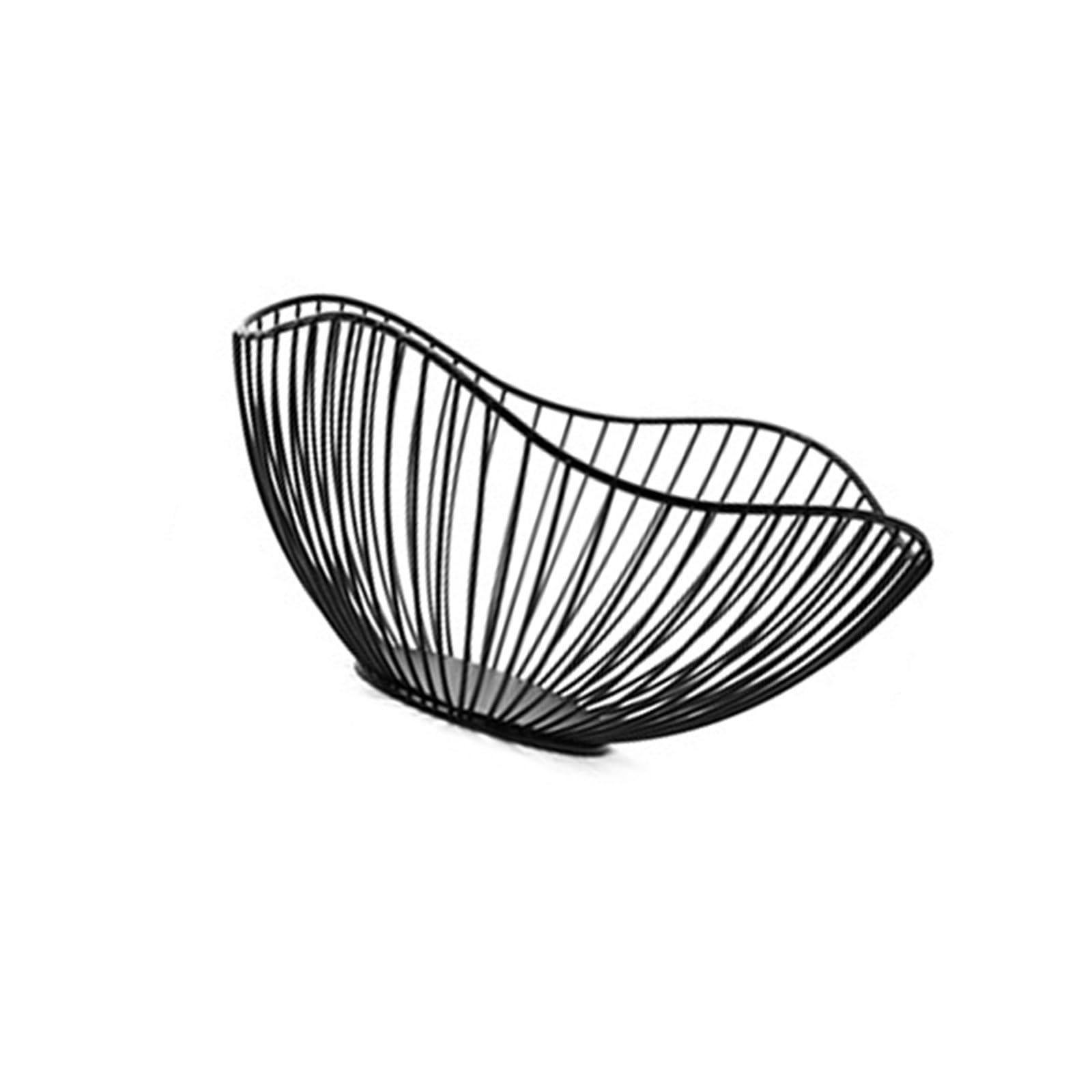 yanwuwa Fruit Basket Metal Wire Storage Bowl Elegant Serving Modern Snacks Plate Home Decoration Accessories Home Decoration Basket
