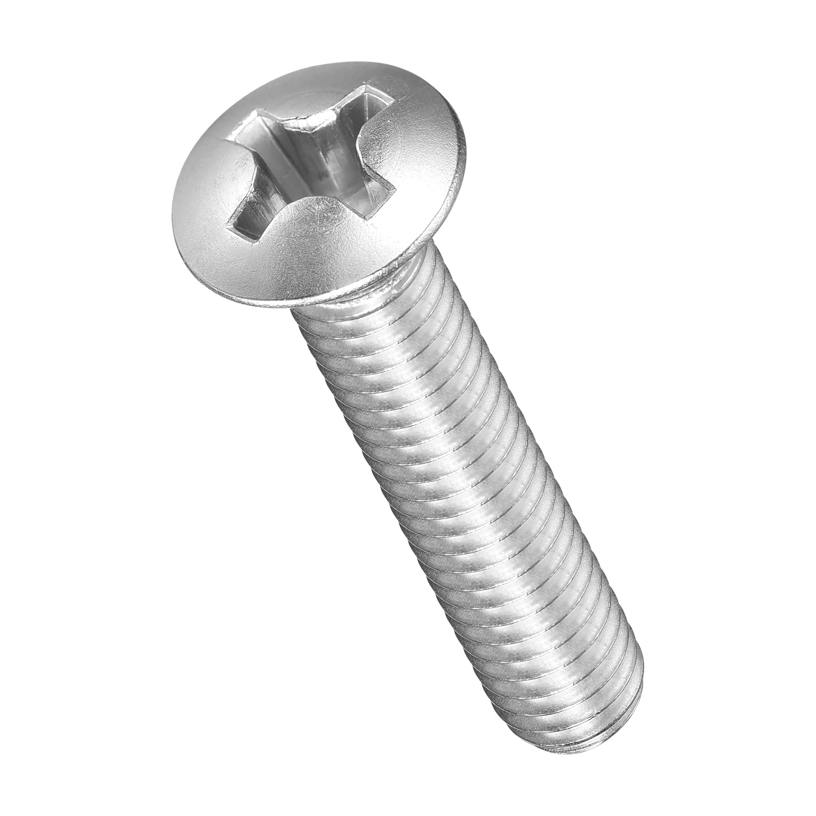 METALLIXITY Phillips Cross Recessed Countersunk Head Screws Bolts (M6-1x30) 50Pcs