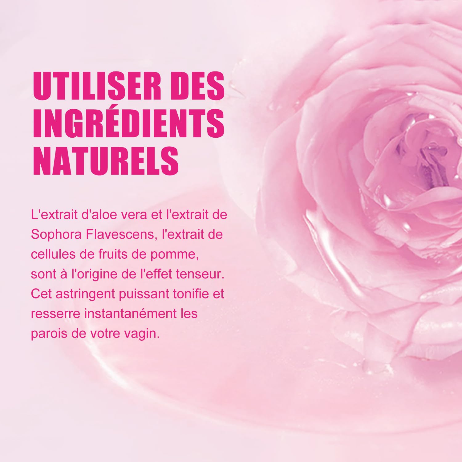 Gel raffermissant intime - Un gel raffermissant intime naturellement formulé qui améliore l'élasticité du vagin et restaure le confort et la fermeté de la zone intime - 5PCS