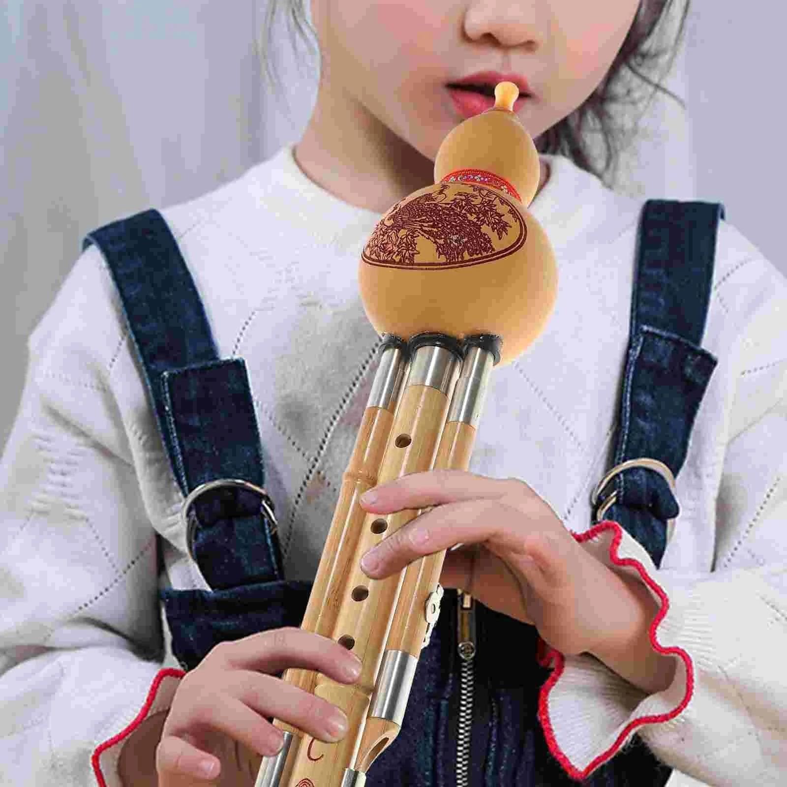 Professionale Hulusi Strumenti Musicali Etnici Con Flauto Cucurbita Fatto A Mano In Bambù Cinese Hulusi