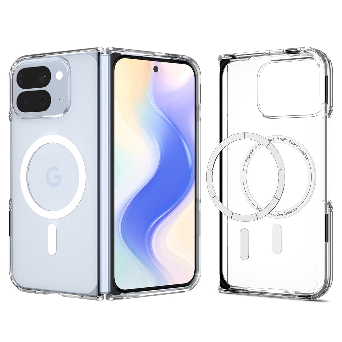 Amazon.co.jp: Spigen Pixel 10 Pro Fold ケース クリア 耐久性 黄変