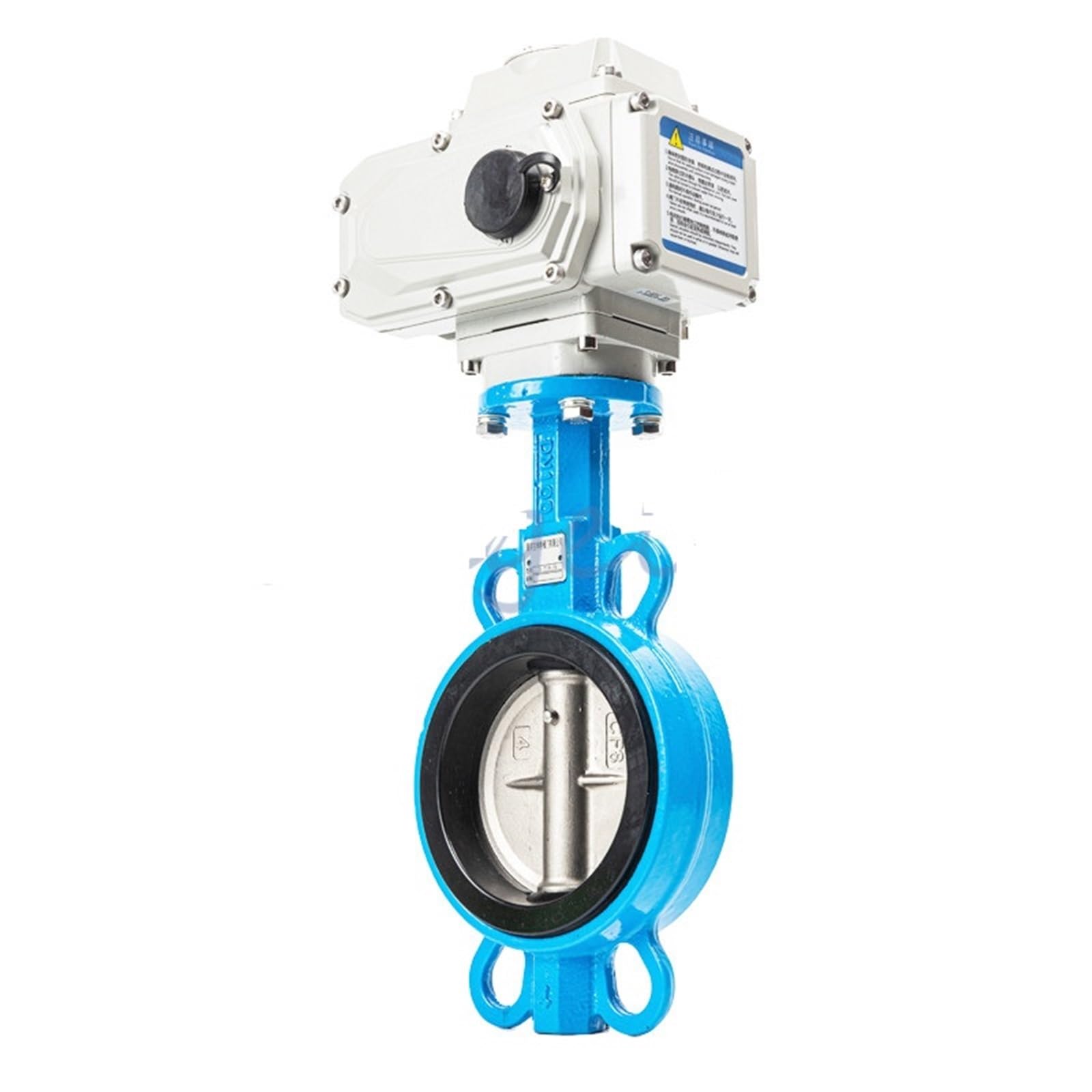 JNVFTCUX DC24V DN200 Motorized Butterfly Valve Wafer Type EPDM Sealing