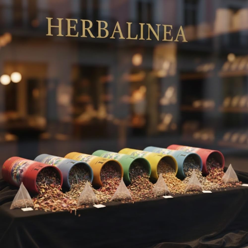 HERBALINEA Ritual Completo 7 Chakras – Pack Premium 7 Infusiones Ecológicas en Pirámides (15 por Chakra) | Incluye Pulsera y Pergamino Ritual | Bienestar Espiritual y Regalo Original