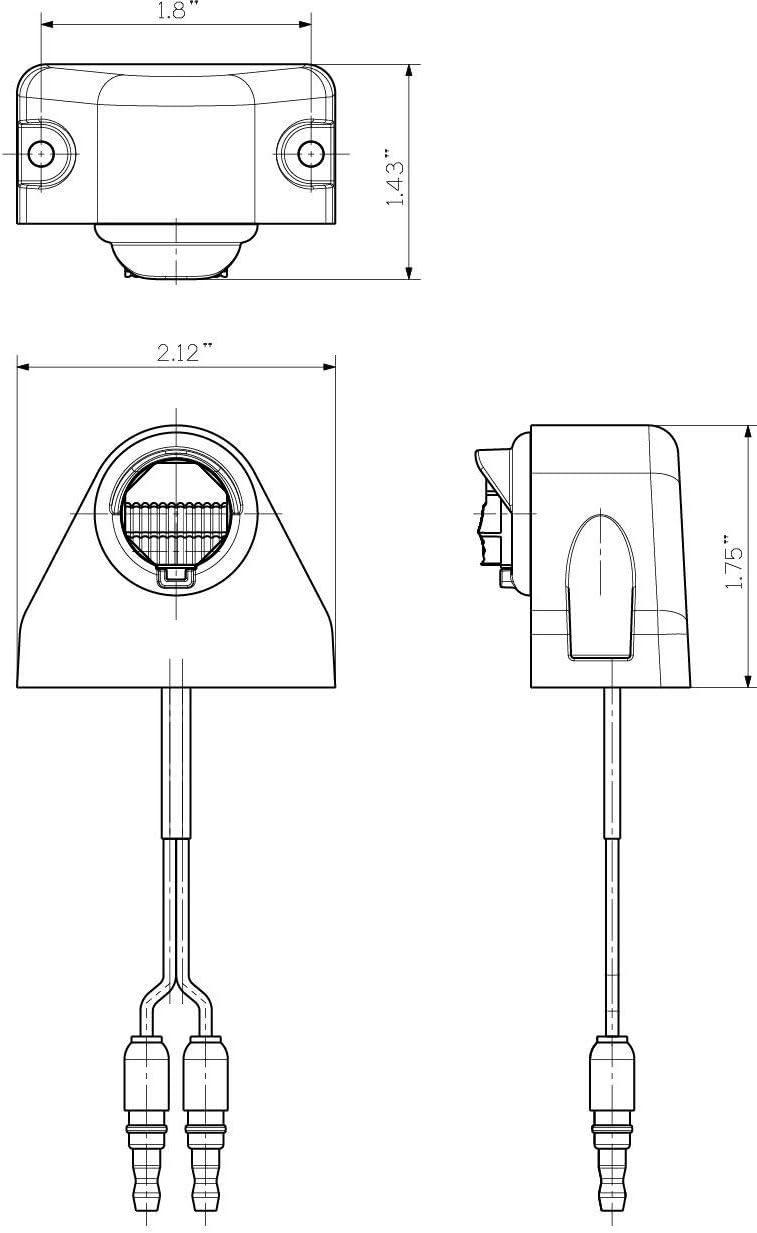 Optronics LPL12CKM2BP License Plate Light Kit