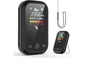 Mini 3-in-1 CO2 Detector Air Quality Monitor, CO2 Meter Sensor with Alarm