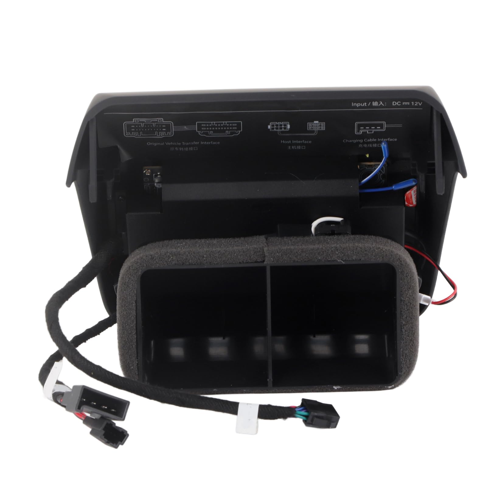 Focket Écran de siège arrière pour Model Y /3 2019-2023, 7in Touch Screen Rear Seat Display Screen for/Y, Rear Entertainment System with Air Condition Control, Seat