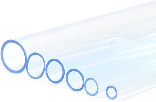 Tubo transparente de PVC flexible de grado alimenticio de 33 pies (32.8 ft), línea de fabricación de vino, manguera de alimentación para el hogar