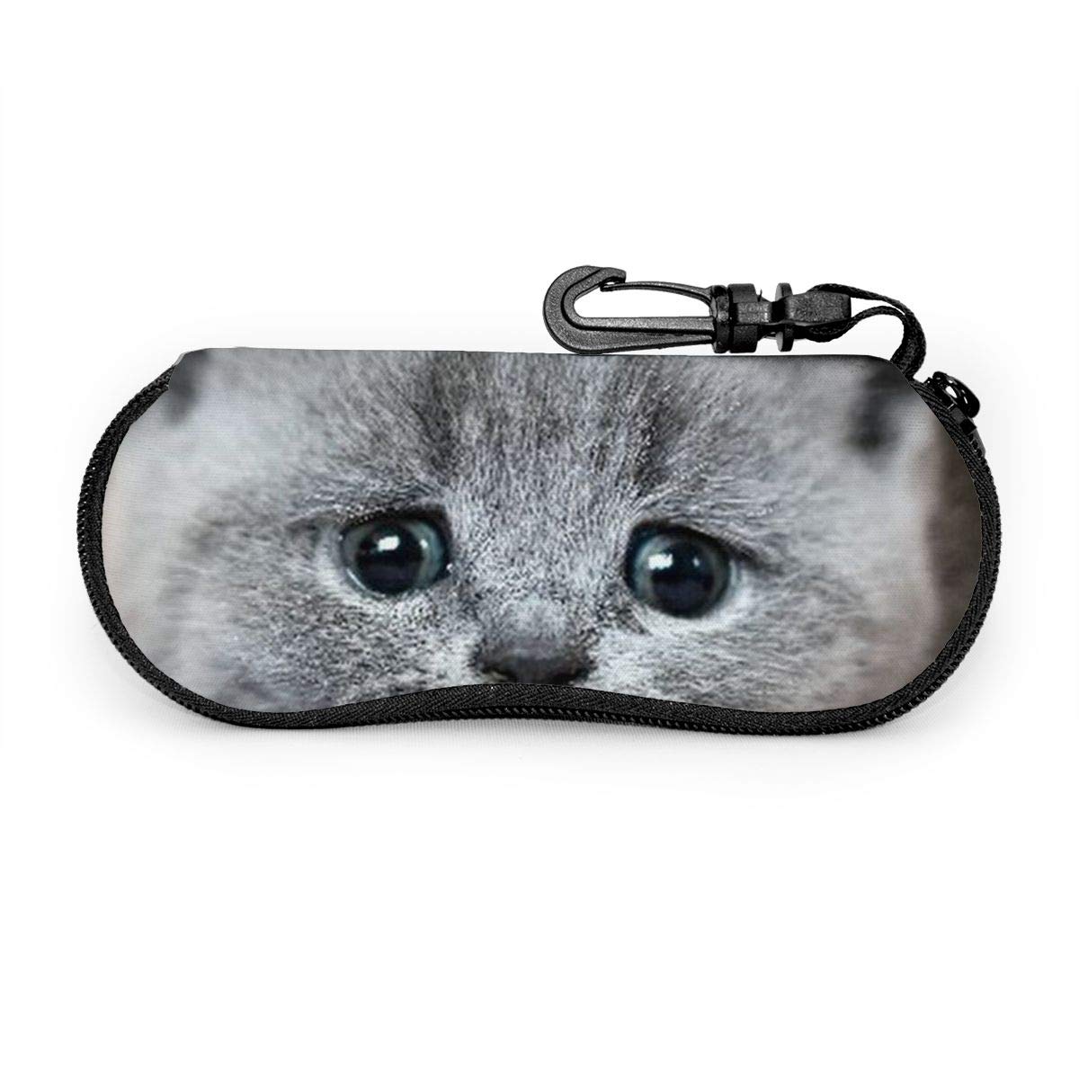 Amazon Co Jp インキな猫 メガネケース 眼鏡ポーチ サングラス 小物入れ コンパクト 筆箱 多機能収納ケース ジッパー付き フック付き ファスナー式 ホーム キッチン