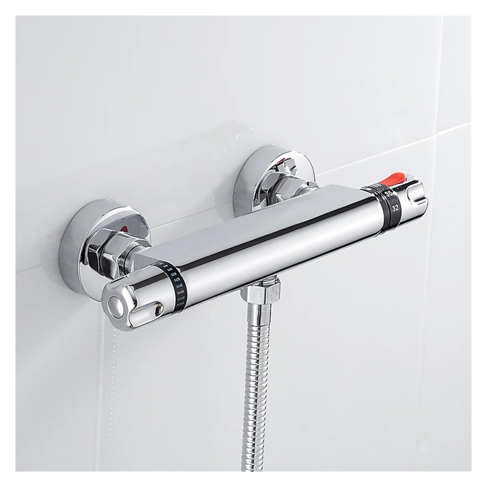 Mitigeur de salle de bains chaude et froide thermostatique avec kit douche baignoire