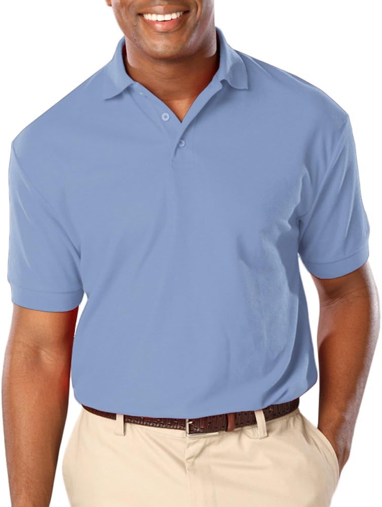 Blue Generation BG7224 - Men's SNAG Resistant Wicking Polo