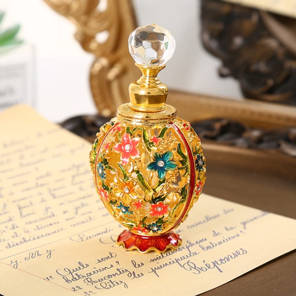 butelkę z perfumami, butelkę z mgłą 10ml Vintage butelki na perfumy Puste, dekoracyjne kryształy lub komoda z możliwością wielokrotnego napełniania