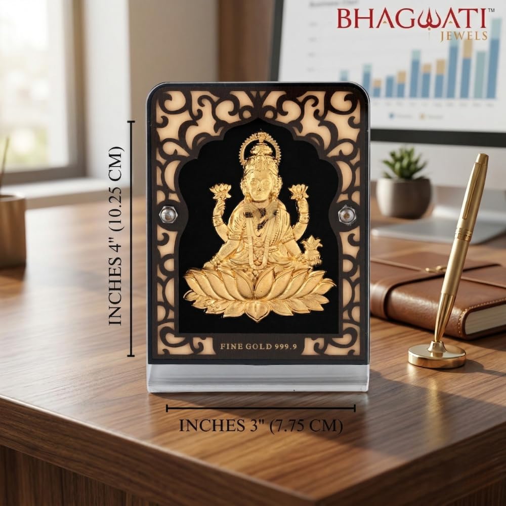クリーム 素晴らしき世界 24kt 24金ゴールド2CD トール・ボックス付 BHAGWATIJEWELS 24KT Gold Laxmiji Stand | Divine Home Decor