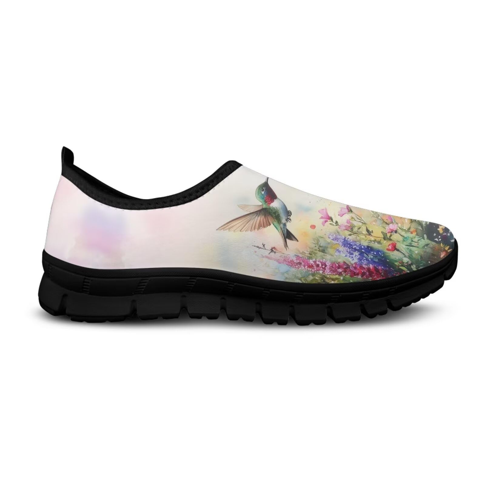 Damskie buty do chodzenia wsuwane wygodne buty robocze z czarną podeszwą