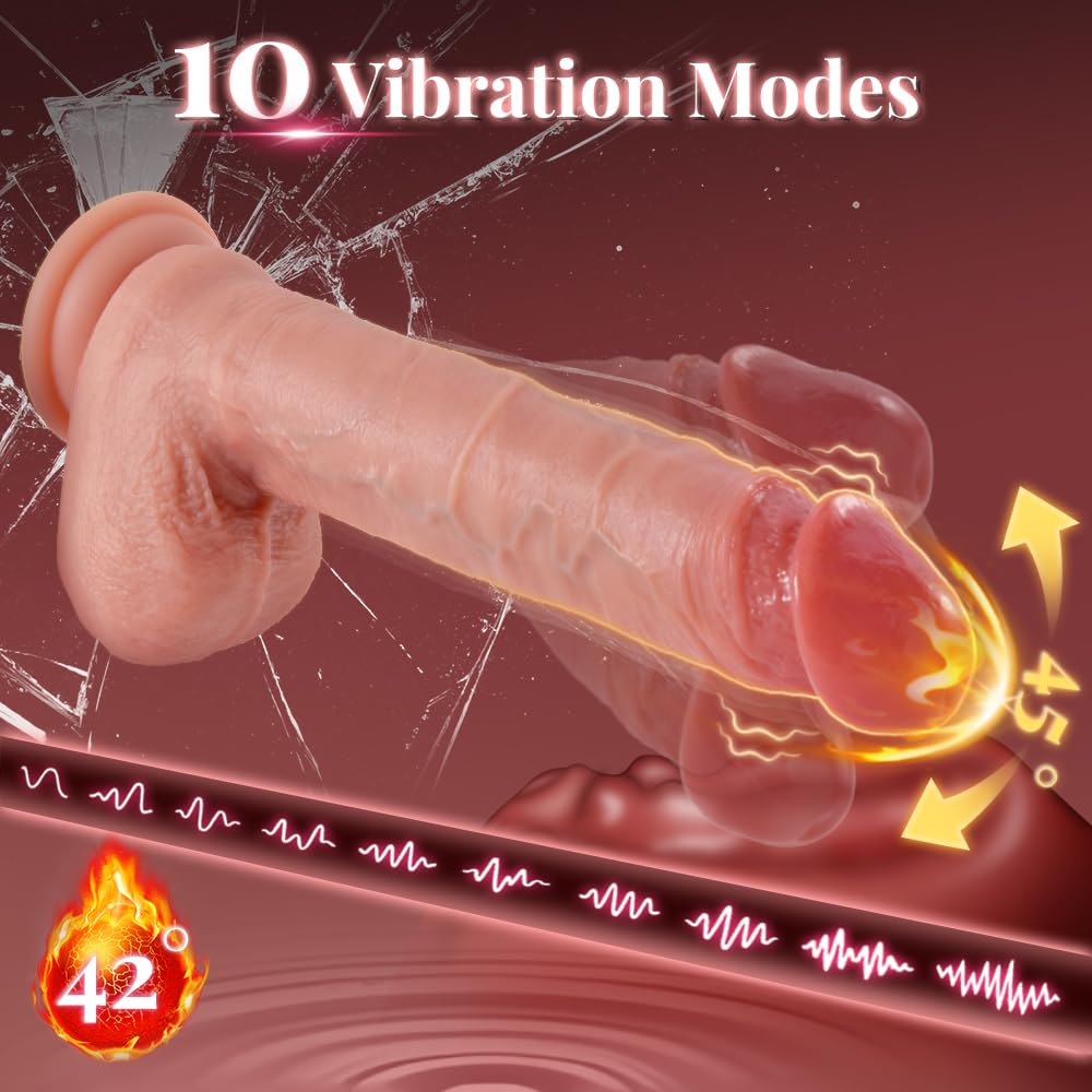 Dildo Realistico Vibratoreper Donna Professionale Clitoride Punto G Squirting Vibratore Anale Sexytoysys Uomo Coppia 10 Modalità Sex Toys Vibratoriper Donne Dildo Anali XXL per Coppie, A26032104 - 3