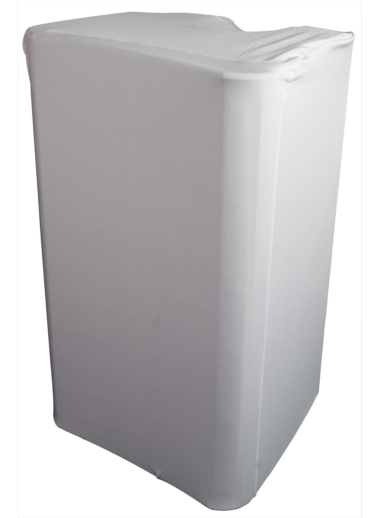 (2) Rockville RSC128W White 12 inch PA DJ Speaker Cover Scrims 4 Wedding Church Club