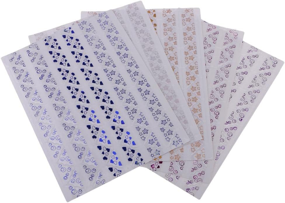 5 Sheets DIY Gilding Corner Stickers 15x20mm for Photo Album Scrapbook Decor - Self-Adhesive, Fashionable Designs, Easy Mounting - Ideal for Scrapbooking, Memory Books, and Photo