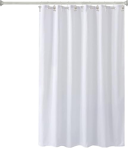 Miniatura 4 de Splash Home Ganchos decorativos para cortina de ducha, anillos de cortina de metal resistentes al óxido, para barra de baño y cortina, anillos de