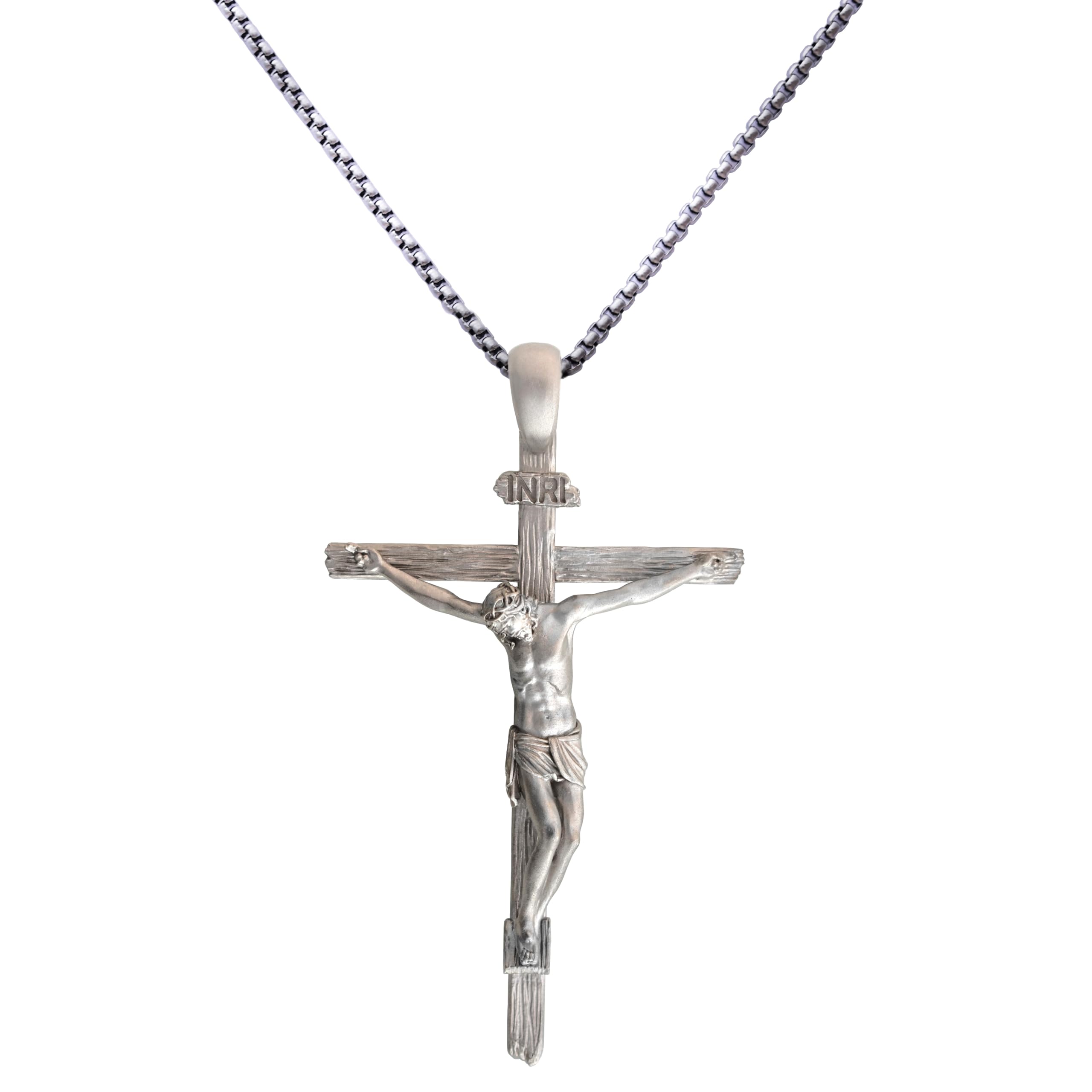 Crucifijo colgante en plata 925