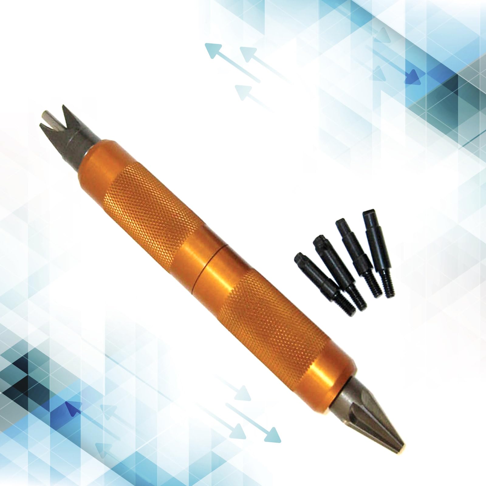 BOLOUY 1PC Case Multitool Case Chamfer Deburring Hand Tools for Reloading Pocket Reamers for Removing