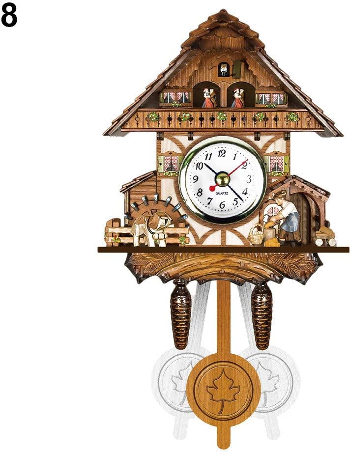 orologio da parete con uccelli