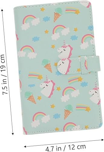 Miniatura 9 de Amosfun 3pcs Photo Album Organizer Unicorn Scrapbook Album Memory Photo Book Kid Gifts Wedding Album Small Photo Album Wood Photo Album Picture Book