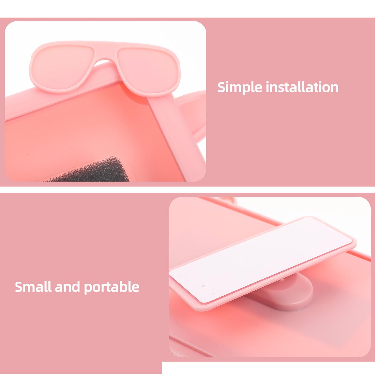 3 Pezzi Supporto Telefono da Parete per Bagno e Doccia Custodia Touch Screen Sensibile Rotazione Facile Adatta Smartphone Principali Protezione Affidabile per Uso in Doccia e