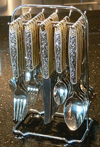 Western-Buckle-Stainless-Silverware-Dinner-Set-12-piece-set-by-Cowboy-Living