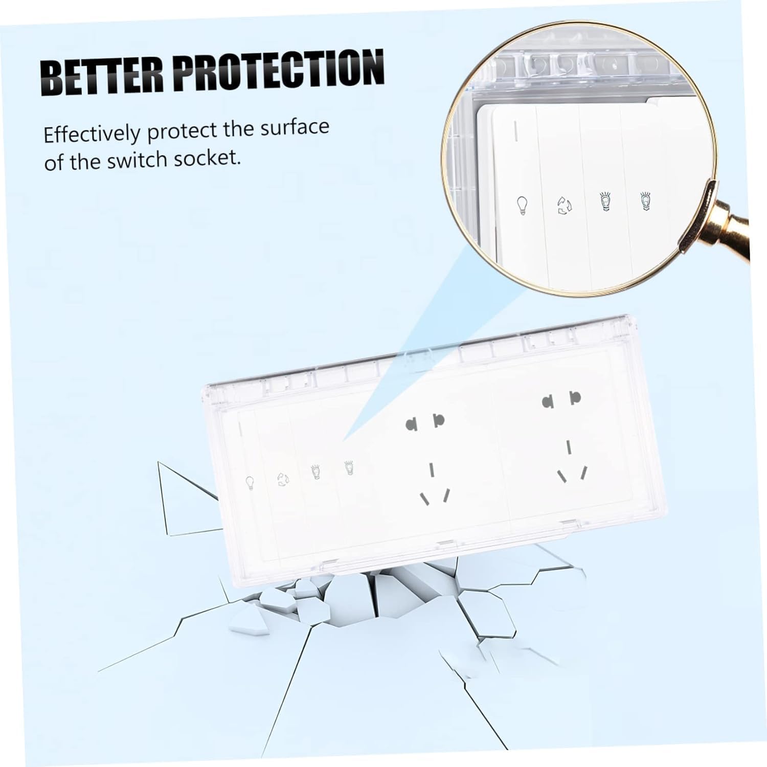 2pcs In Use Outlet Cover Outlet Cover Case Plug Covers for Electrical Outlets Outdoor Junction Box Outdoor Power Outlet Outdoor Plug Weatherproof In-use Electrical Outlet Cover Box
