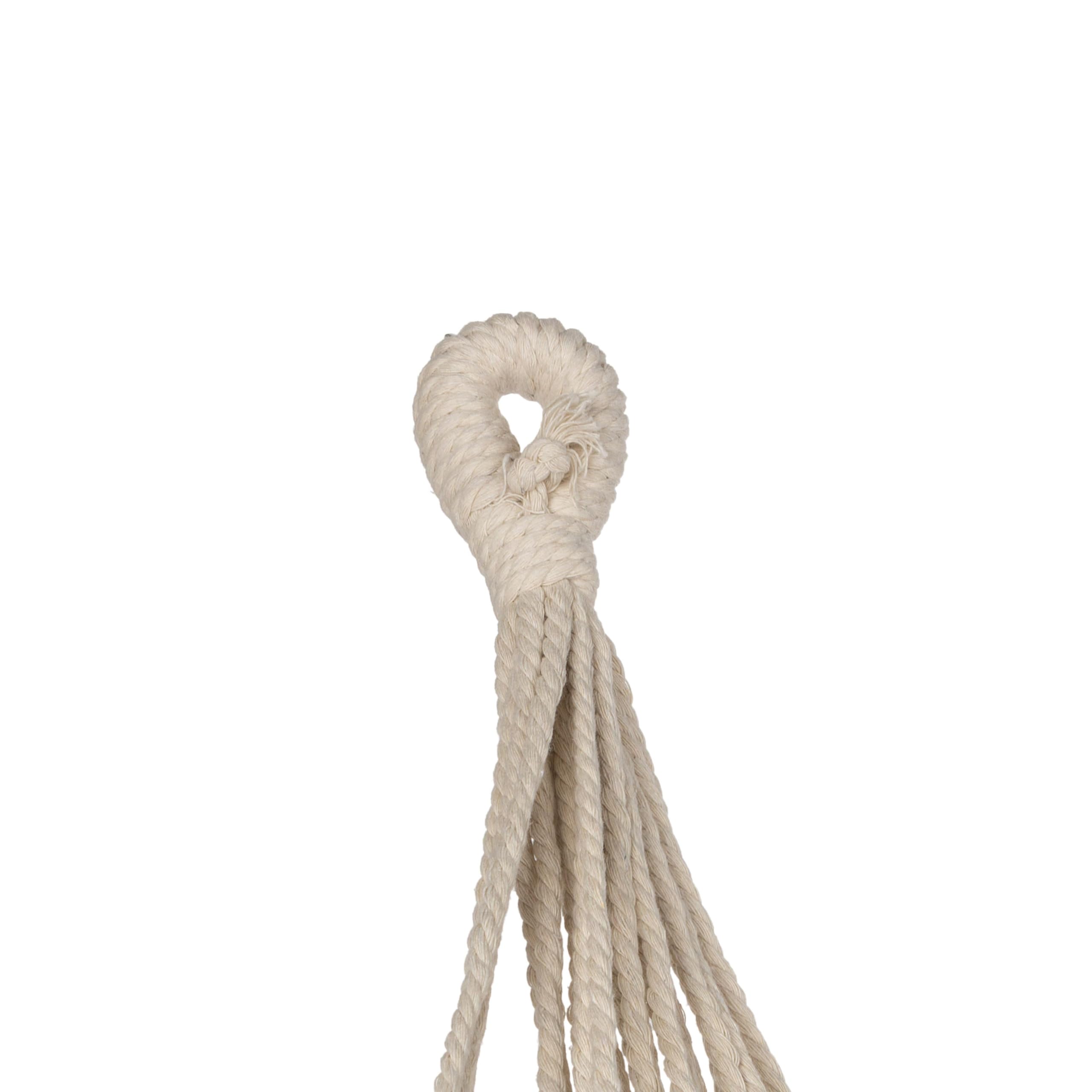 Amaca da Giardino in Cotone in Stile Boho - Capacità di Carico 200 kg - Durevole Amaca Portatile per Campeggio, Giardino, Patio, Cortile - Interno/Esterno