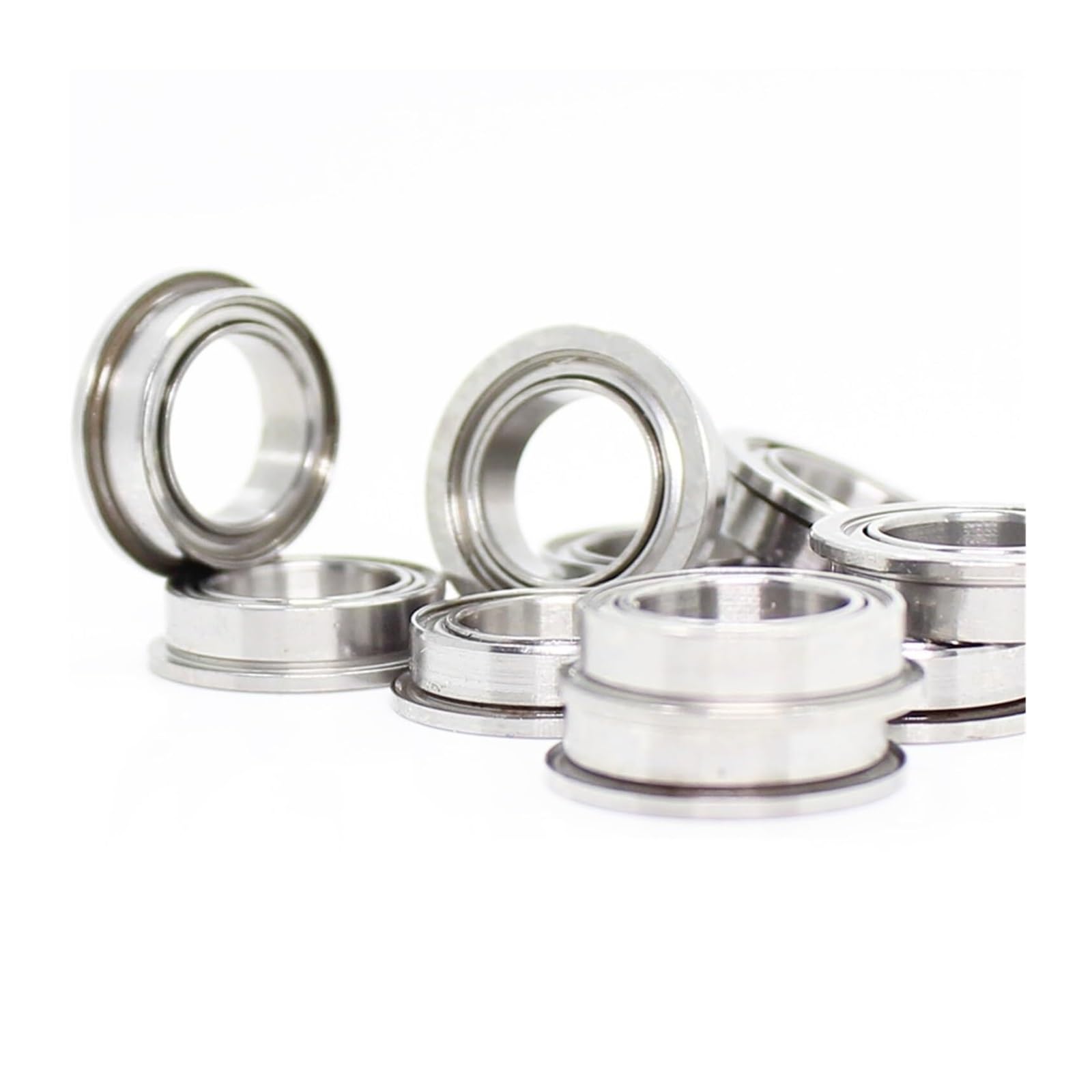 Bearings, SF694ZZ Flange Bearing 4x11x4 Mm 10PCS Double Shielded Stainless Steel Flanged SF694 Z ZZ Ball Bearings SF694Z SF694-2Z F694