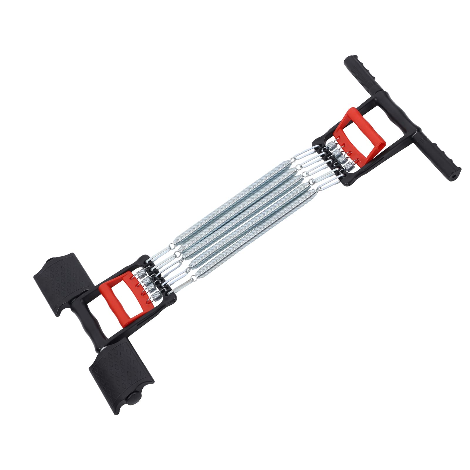 Ekspander klatki piersiowej 3 w 1 z 5 sprężynami – urządzenie do ćwiczeń mięśni ramion sprężynowych sprzęt fitness do domowej siłowni treningu siłowego konstrukcja z tworzywa sztucznego i stali