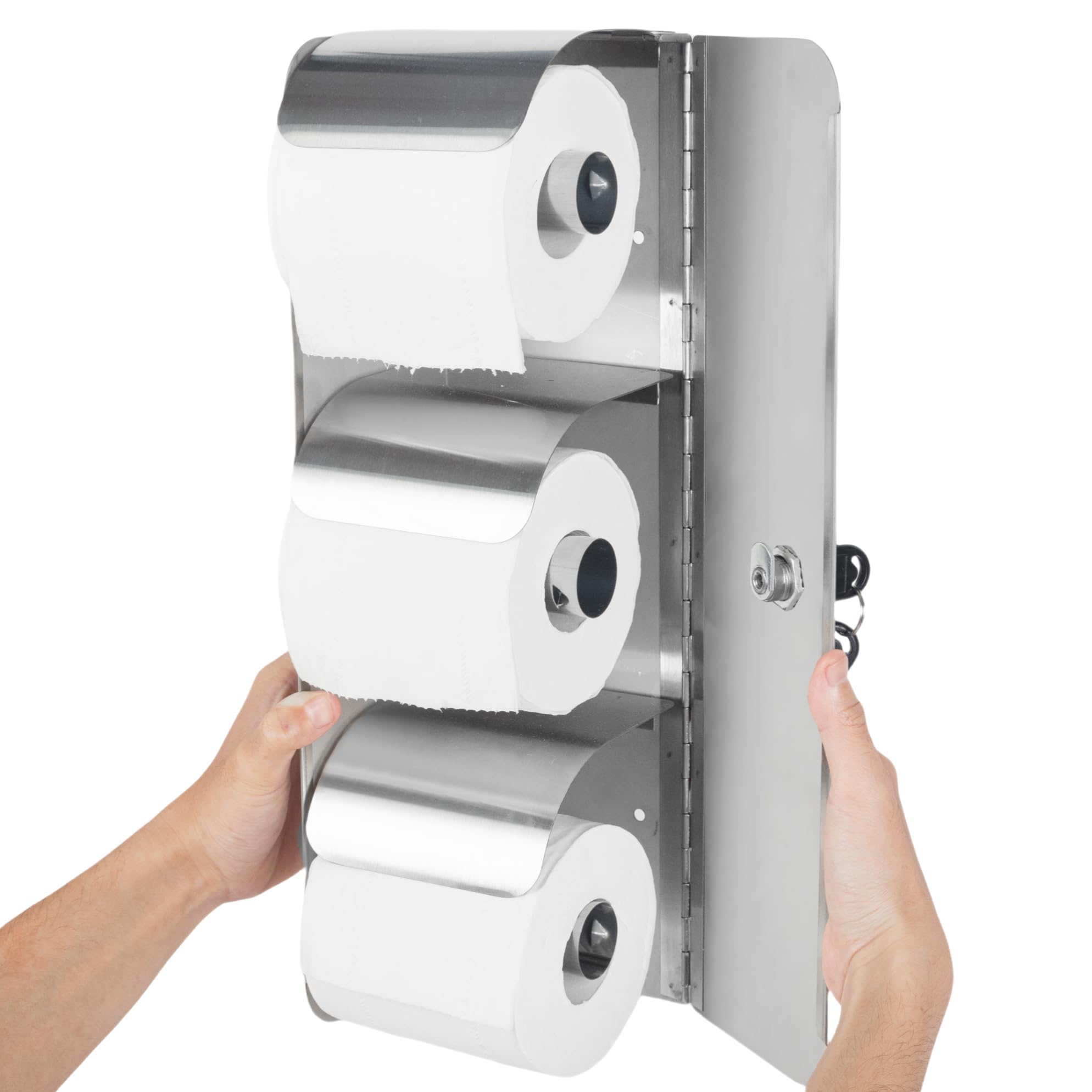 Gorlary Toilettenpapierspender Edelstahl - Jumbo Mit Ablage Berührungslos