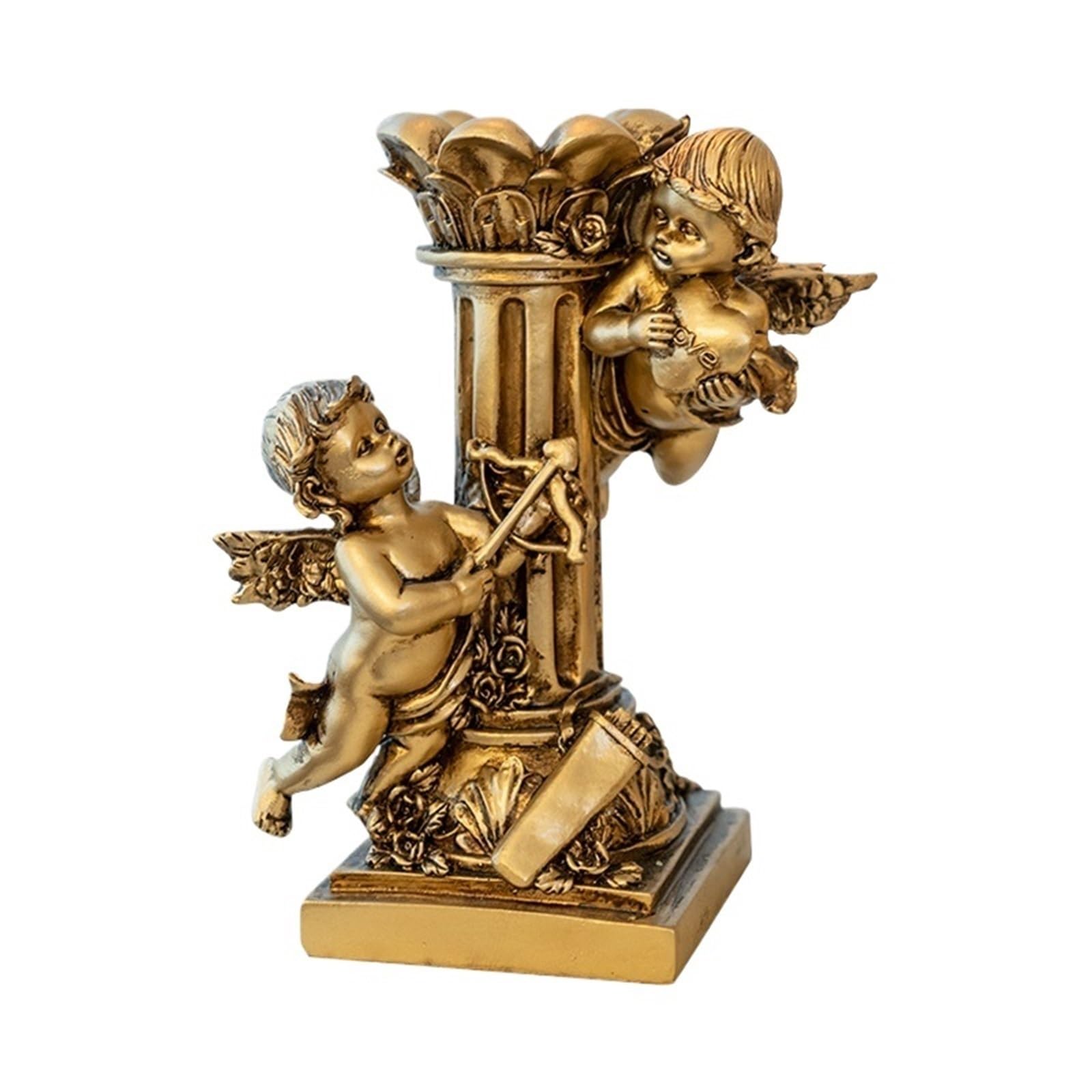 Metal Candle Holder Candle Holder Golden Crafts Candlestick Desktop Ornaments Home Decoration(Color 9)