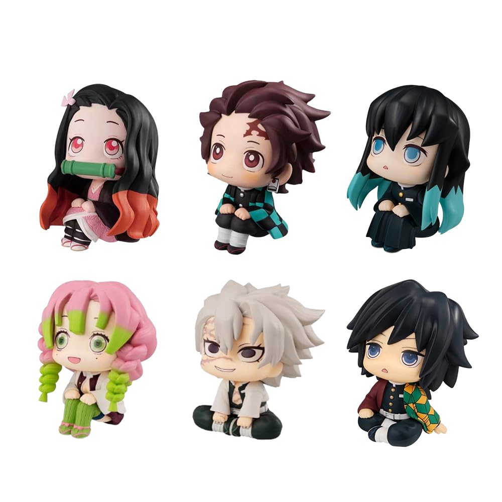 Zhongkaihua Figuras de anime y muñeca de peluche conjuntos combinados Shinobu/Giyuu/Tanjiro/Nezuko Figura Shinazugawa Sanemi Figura Anime Estatua Decoración Coleccionable Regalos Zhongkaihua Figuras de anime y muñeca de peluche conjuntos combinados Shinobu/Giyuu/Tanjiro/Nezuko Figura Shinazugawa Sanemi Figura Anime Estatua Decoración Coleccionable Regalos