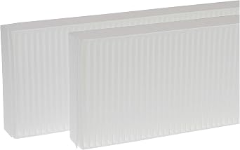 vhbw Filter Set compatible with Zehnder Paul Novus 300, 450 Ventilation Devices - Air Filter G4 / F7 (4-Part Kit), 48 x 18 x 10 cm, White