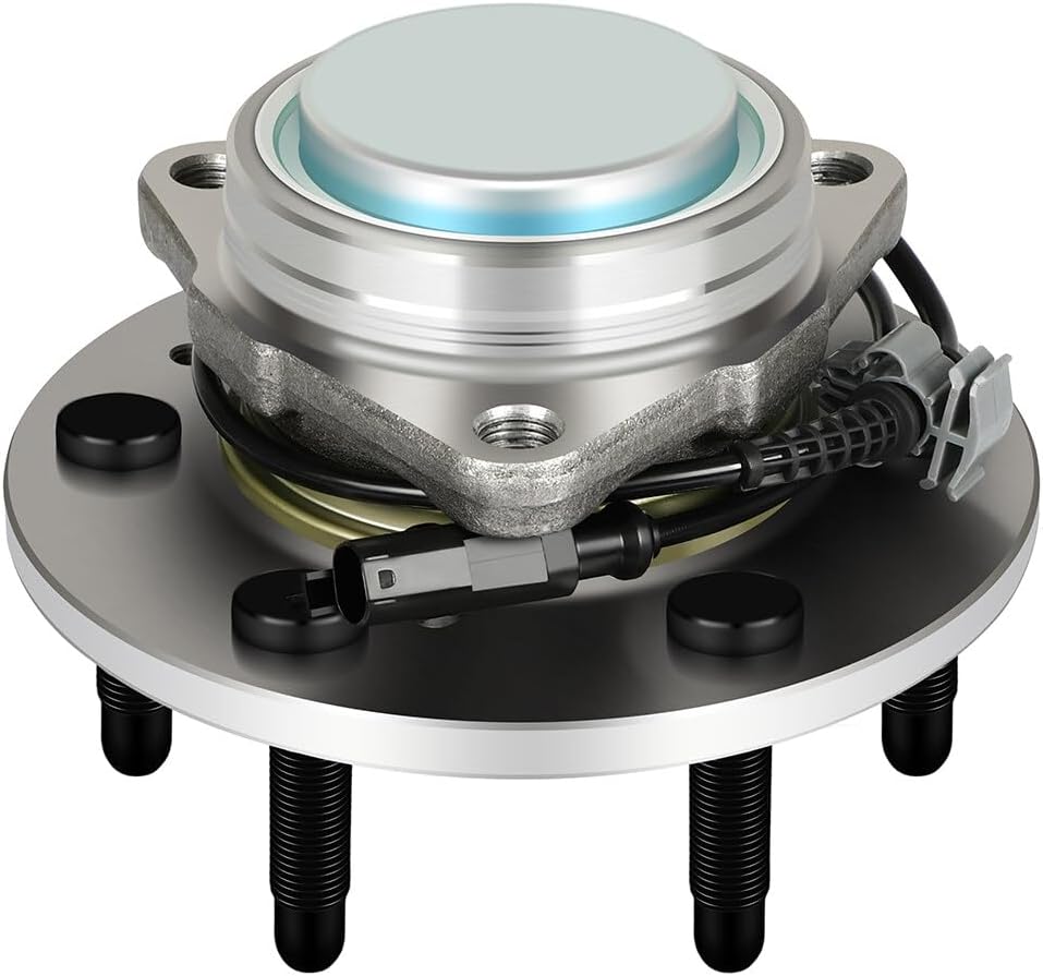 SCITOO 1pc Front Wheel Bearing Hub Assembly 515097 for Cadillac Escalade 2007-2014, for Chevrolet Suburban 1500/Tahoe 2007-2014, for GMC Yukon 2007-2014, for GMC Yukon XL 1500 2007-2014 W/ABS 6 Lugs