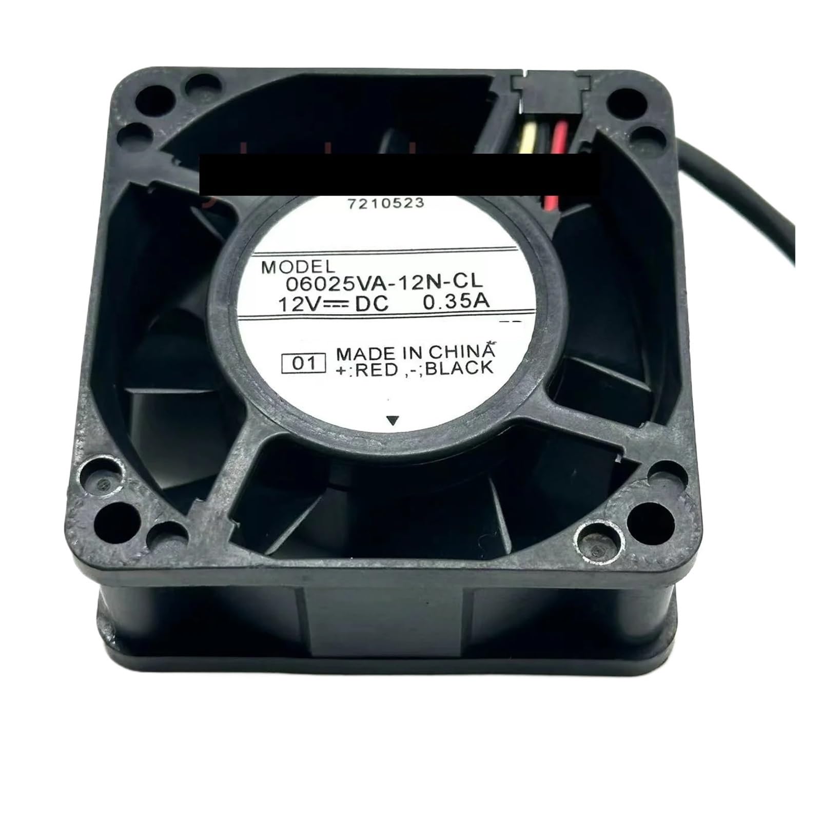 Fcarumiqp One Color 06025Va-12N-Cl Dc 12V 0.35A 60X60x25mm 3-Wire Server Cooling Fan