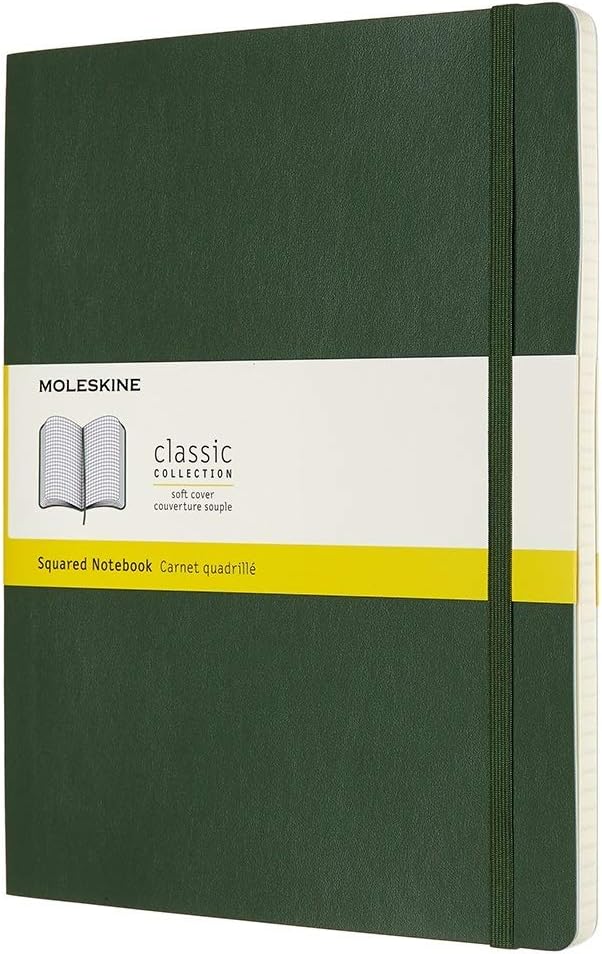 Moleskine Classic Notebook, Soft Cover, XL (7.5" x 9.5