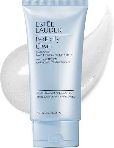 Estée Lauder Perfectly Clean Multi-Action Foaming Face Wash Cleanser/Purifying Face Mask, 5.0 fl oz.