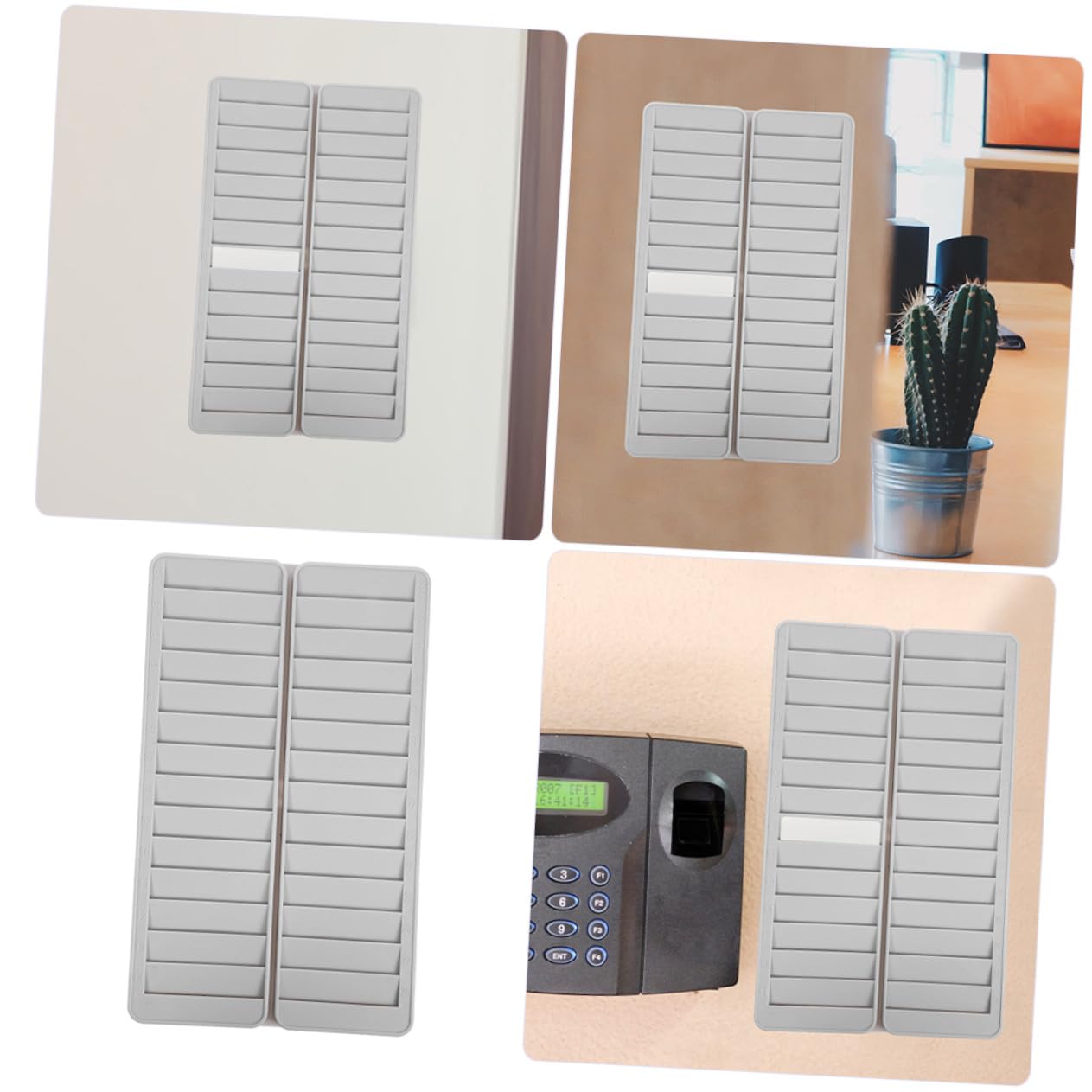 2 Stück Fächer Kunststoff Kartenhalter Flexibel Erweiterbar mit Nummernaufklebern Robuster Organizer für Id Vip Hotel Mitgliedskarten für Büro Lager und Garage