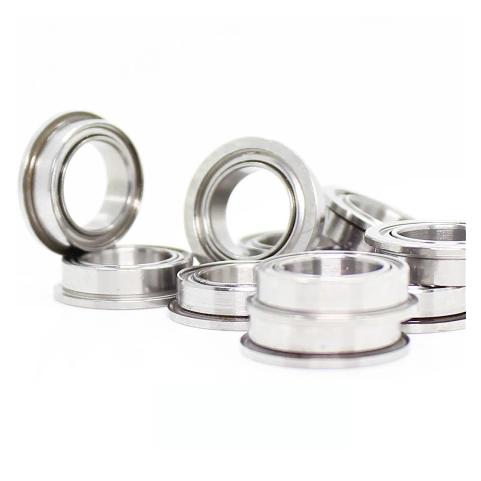 Rodamientos Sellados, Rodamiento de brida MF126ZZ 6x12x4 Mm ABEC-1 (10 piezas) Rodamientos bolas con bridas en miniatura MF126 Z ZZ