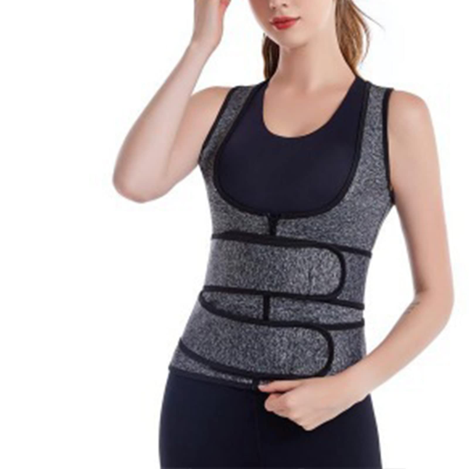 Body gainant ventre plat sans couture et combiné culotte short de compression L - 6