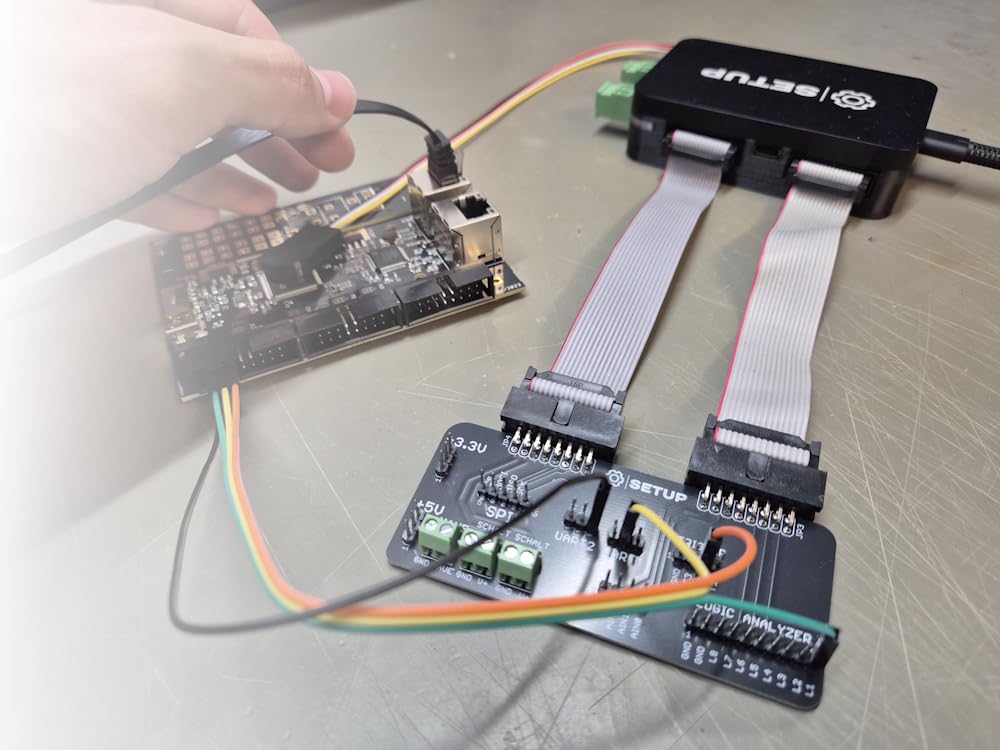 SETUP 8 Logic Analyzer 8-Kanal + Analoge Kanäle + UART Logger | Analog Kanäle, Zusatzfunktionen