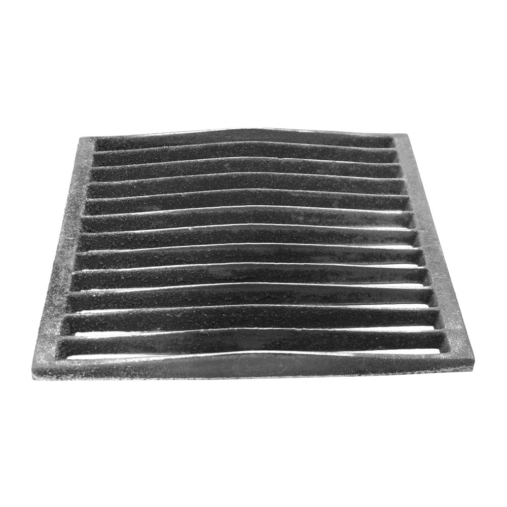 SEZAM Griglia in ghisa, 30 x 25,5 cm, per forno e cenere, diversi diametri, adatta per camino, stufa, griglia per stufa, griglia per stufa, griglia per stufa, griglia