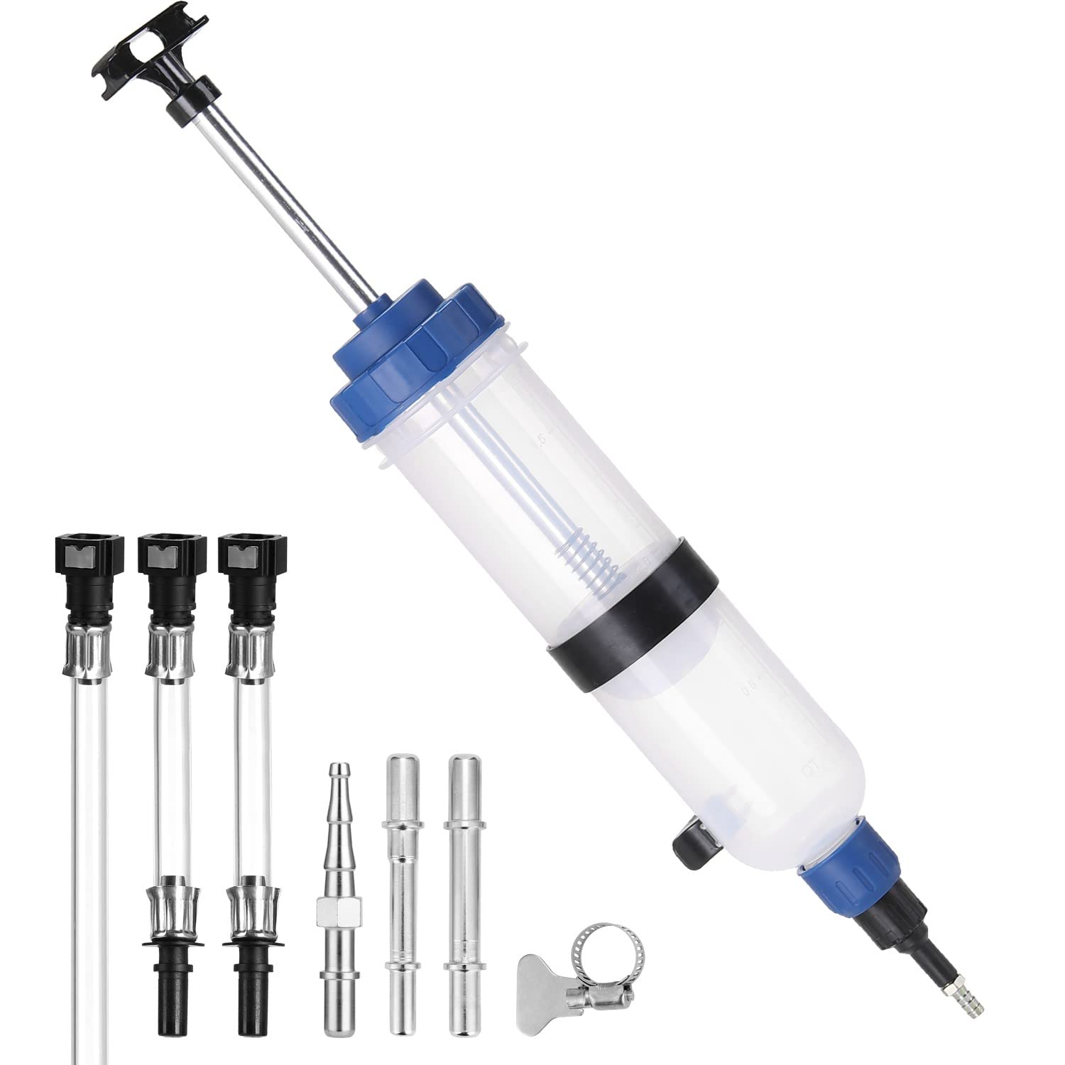 Buy 1.5L Fluid Extractor Oil Extractor Filling Pump, Syringe Style Manual Operation Automotive
