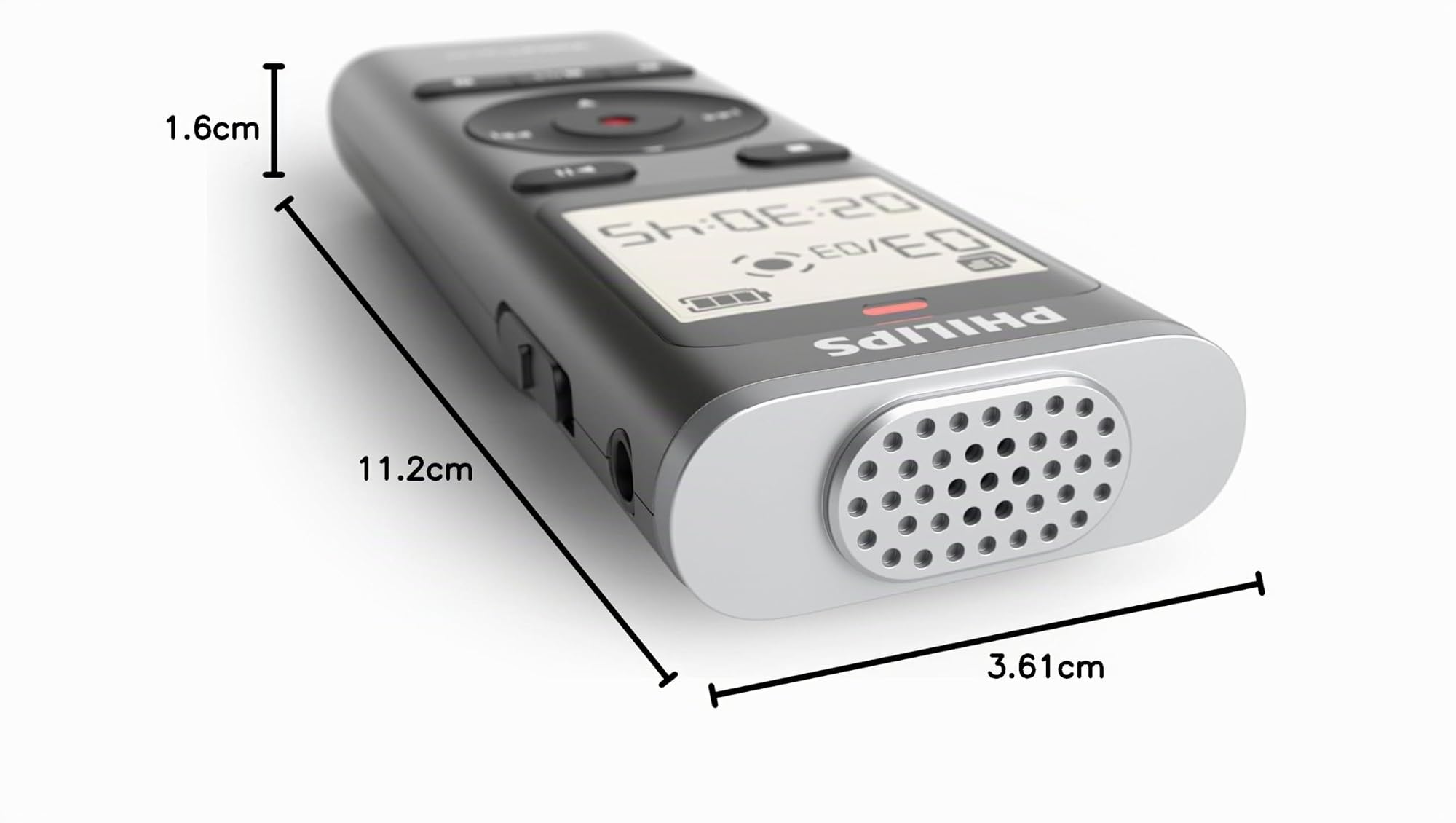 Philips DVT1170 VoiceTracer, enregistreur Audio, 8 Go, Fente pour Carte Micro SD