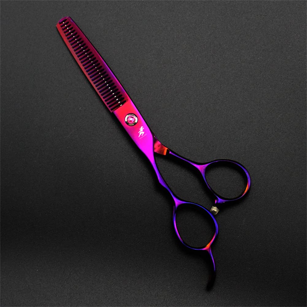6,0 Pouces Kit De Ciseaux De Coupe De Cheveux À Gauche, Coupe-Cheveux Ciseaux De Ciseaux De Garniture De La Barbe, en Acier Inoxydable Japonais, pour Coiffeur, Salon, Maison